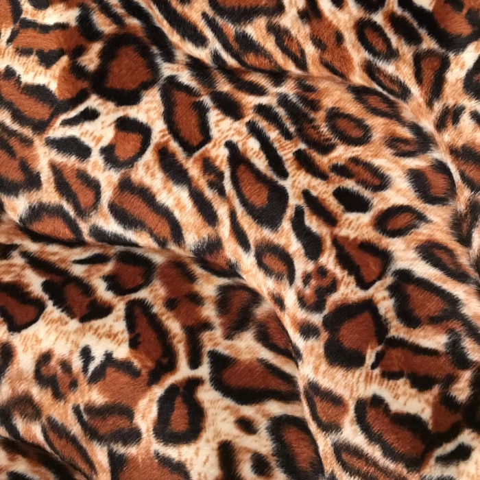 Tela de pelo leopardo